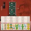 Feile Bird National Style Watercolor Accordion Folded Painting Book - Dunhuang Palace Design, 300g, Includes Line Drawing and Stacking Features.