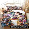 Anime Disgaea Bedding Set Duvet Cover Bed Set Quilt Cover Pillowcase Comforter King Queen Size Boys Adult Bedding Set029963