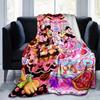 1pc, Mickey and Minnie (1) Home Decor Flannel Blanket, Perfect Gift for Bedroom, Living Room, Travel, Camping, Car, Beach, Office Nap, Ideal Sofa Thro