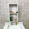 1Pc Miniature Storage Rack Cabinet Bathroom Liveroom Bedroom Kitchen Furniture Kits Home & Living For 1/12 Scale Dollhouse