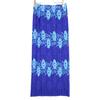 PLEATS PLEASE 2010 Blue Flower Print Long Skirt skirt 1 blueUsed