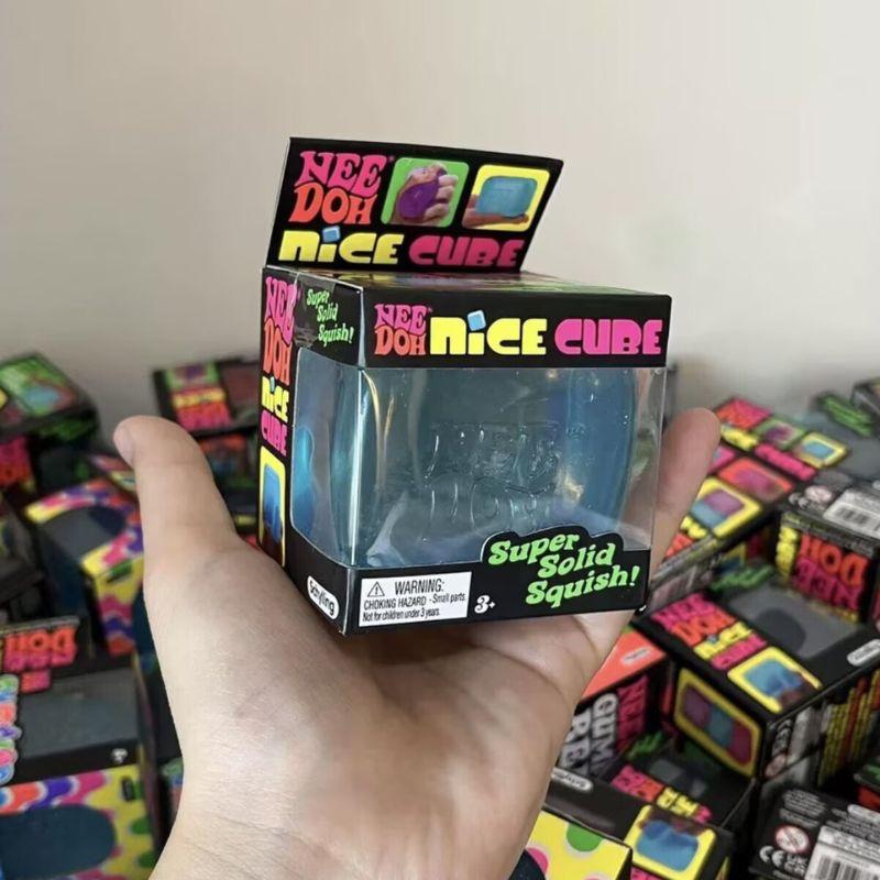 Topmix Needoh Nice Cube Sensory Stress Reliever Fidget Tool For Anxiety & Focus Desk Sensory Cube For Adults & Kids
