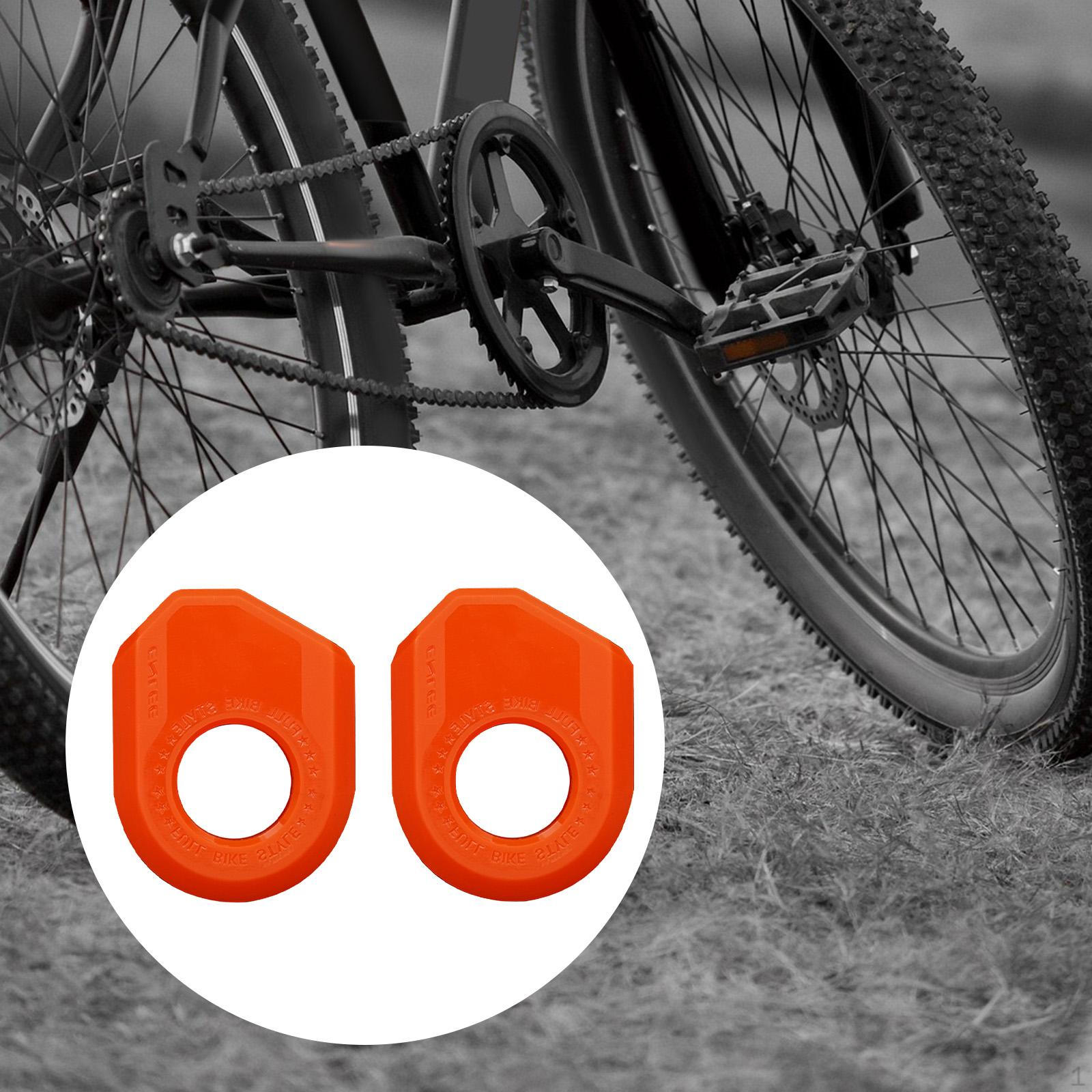 

2Pcs Bike Crank Boots Protectors Case Easy to Install Arm Sleeve Covers for Cycling Style H