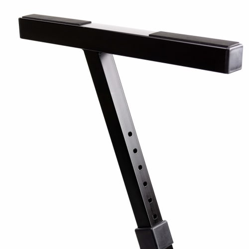 RockJam Z-Style Adjustable Portable Heavy-Duty Music Stand (Fits 54-88 Key Electric Pianos) Electronic Keyboard Stand (RJZZ363)