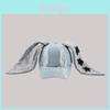 Denim Baseball Cap With Rabbit Ear Design For Street Style And All Seasons