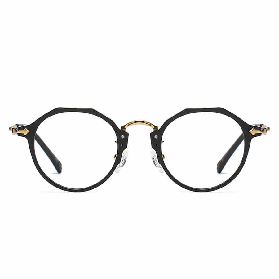 Lingkeonpeuleim Lf9672_Purple Ip Titanium Eyeglass Frame