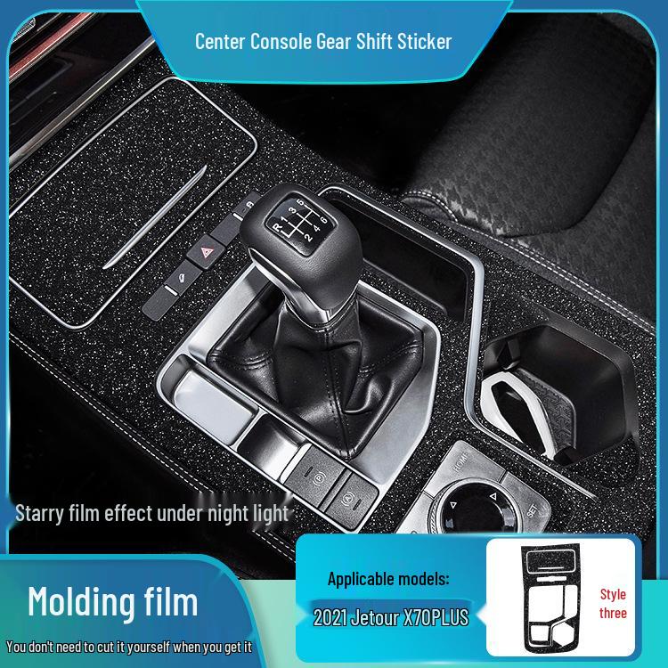 Starry Sky Film for Jetour X70 Interior and Center Console Frosted Film Sticker Replacement
