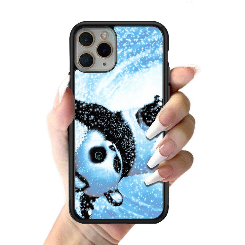 

YNDFCNB чехол для телефона с милой пандой и животным рисунком, силиконовый чехол из ПК + ТПУ для iPhone 11 12 13 Pro Max 8 7 6 Plus X SE XR Hard Fundas 13 Pro Max