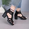 Fashion Women High Heel Sandals Summer Rome Fashion Hollow Platform Sandals Comfortable Outdoor Casual Dress Shoes Sandalias De Mujer