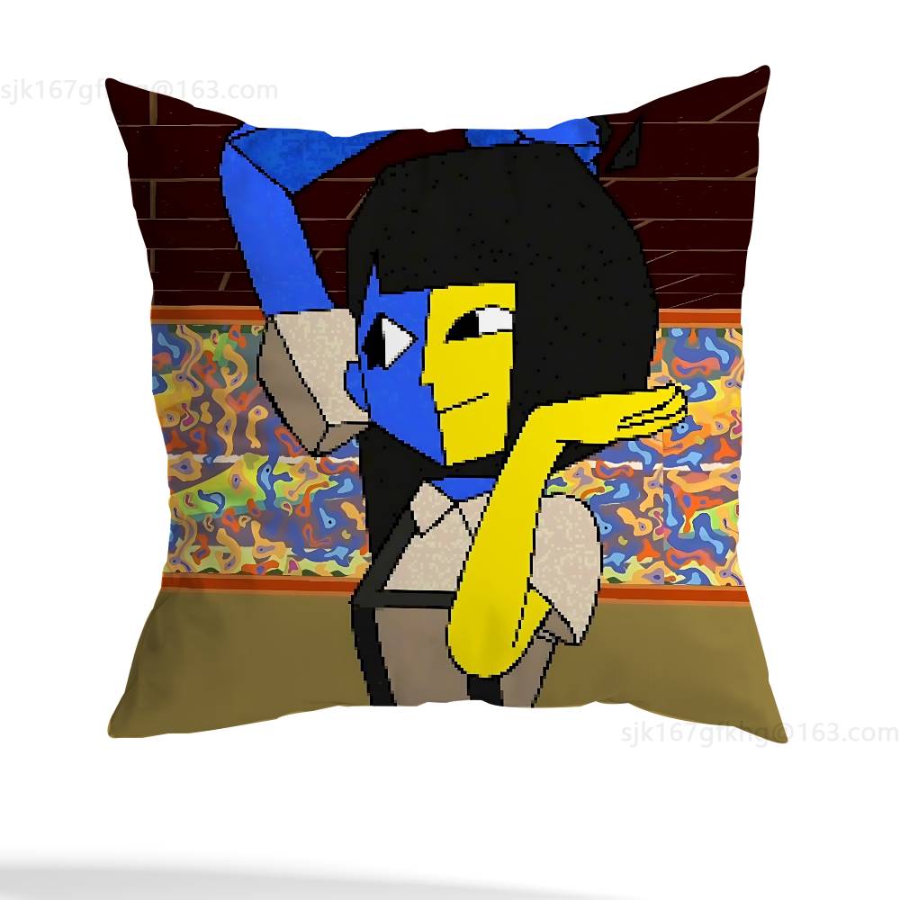 Ena Graphic Sthetic Pillow Case Pillow Case Living Room Sofa Cushion Cover Suitable For Home Bedroom Room Decoration