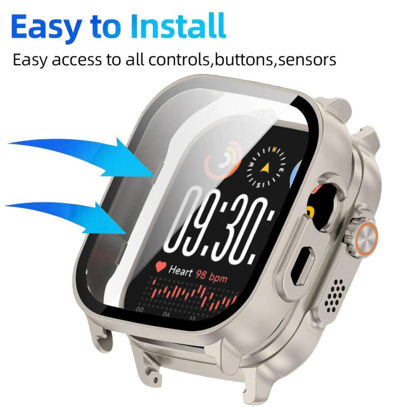 Hard PC+Tempered Glass Case For Realme Watch 5 Bumper Full Cover Protective Shell For Realme Watch 5 Screen Protector Accessory