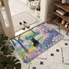 Schnauzer Entryway Rug Dog Door Mat Indoor Outdoor Decorative Floor Mat Durable Non-Slip Textured Home Entrance Hallway Pet