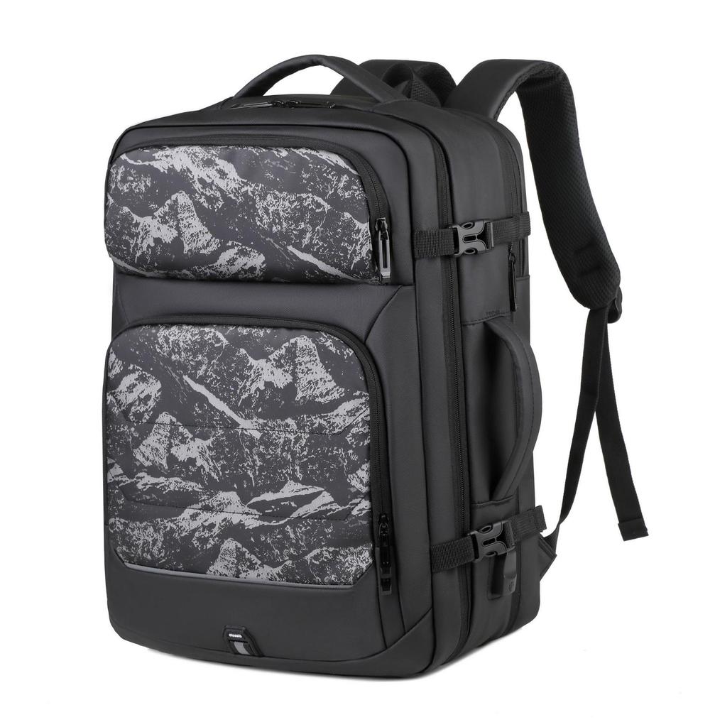 Expandable Waterproof Laptop Backpack with USB Charging for Men & Women – Business & Casual Use