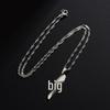 Stainless Steel Africa Somalia Map Pendant Necklace - European & American Fashion Geometric Clavicle Chain for Women