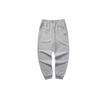 Colorful Casual Series Solid Color Logo Cuffed Knit Joggers Men Joggers Light-Gray L323M102-004F