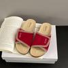 Korean personality irregular thick bottom one-word drag women's summer new fashion outer wear light open-toed muffin cool slippers