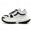Fashion Men Sneaker Designer Fashion Casual Retro Leather Fabric Height Increased Flat Platform Shoes Student Lace Up Running Shoes