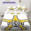 FC Sheriff Logo Bettwäsche Steppdecke Set Bettbezug Kissenbezug Heimdekoration Geburtstagsgeschenk (1 Bettbezug + 2 Kissenbezüge, ohne Füllung)