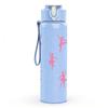 1PC Ballerina Girl Silhouette Pattern Print 750ml Color Plastic Sports Water Bottle Leakproof Flip Straw Lid Suitable for Sports Office Home Use