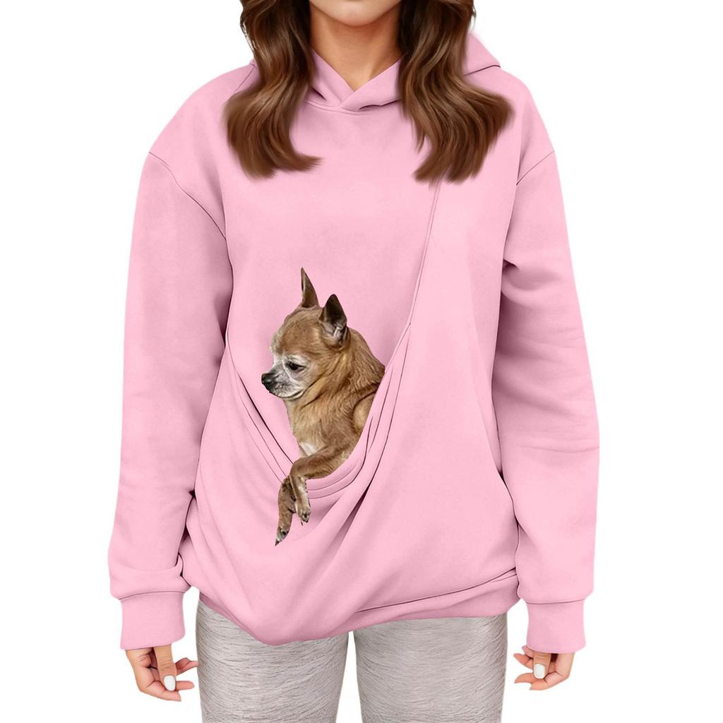 Women's Fashion Daily  Casual  Hoodie Long Sleeve Top