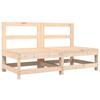 Vidaxl 6-Cz. Garden Lounge Furniture Set, Pine Wood