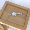 S925 Sterling Silver Moissanite Key Pendant Necklace for Women - Classic Carat Fashion Jewelry