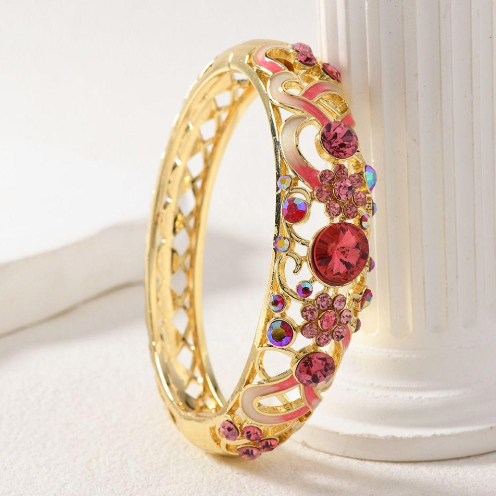 Chinese Beijing Cloisonne Bracelet Traditional Vintage Ethnic Bangles  Jewelry