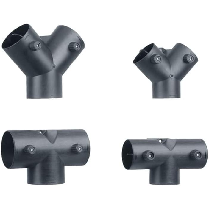 SEADEAR Hose Adapter Vent Hose Connector Dryer Vent Splitter Connector Adjustable Valves Duct Connector 3 Way Y-shape Hose Adapter Compatible for