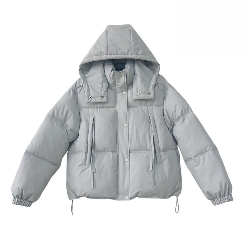 

Женская короткая хлопковая одежда, новая мода, зарубежная и тонкая, хлопковая одежда с капюшоном, женские хлопковые куртки M