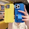 Suitable for Ip16promax Liquid Silicone Wristband Stand, Apple 15/14 Solid Color Protective Case
