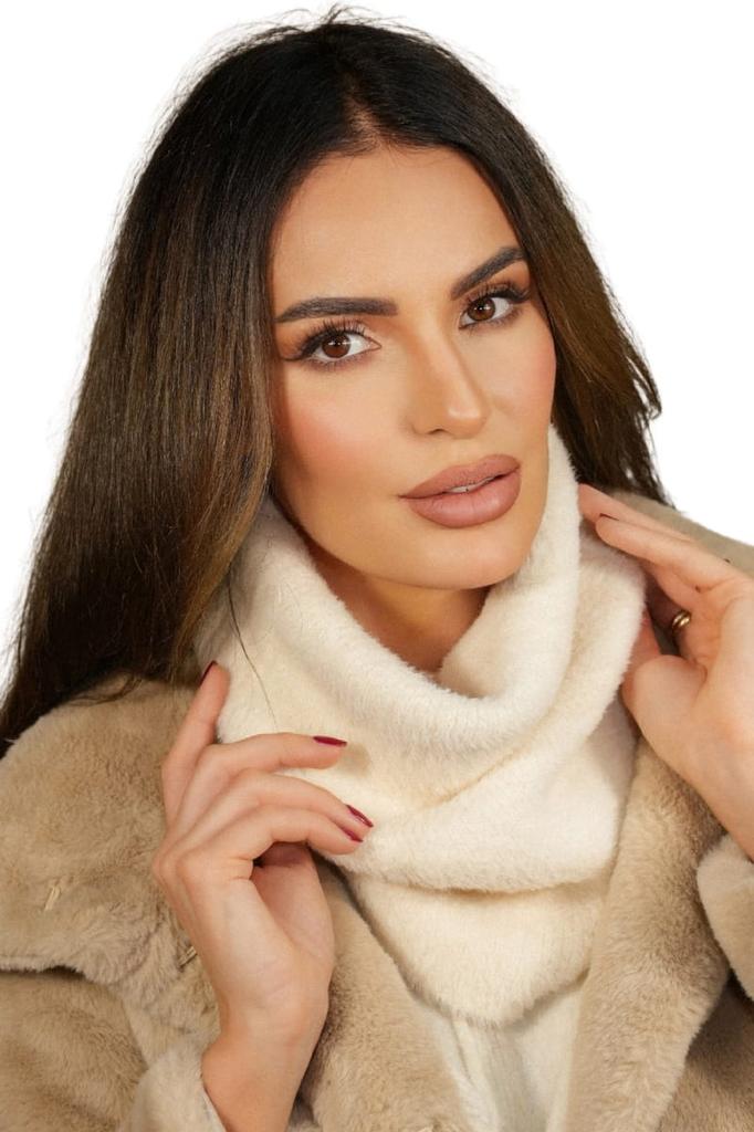 Women' Winter Cowl-05 Beige Color