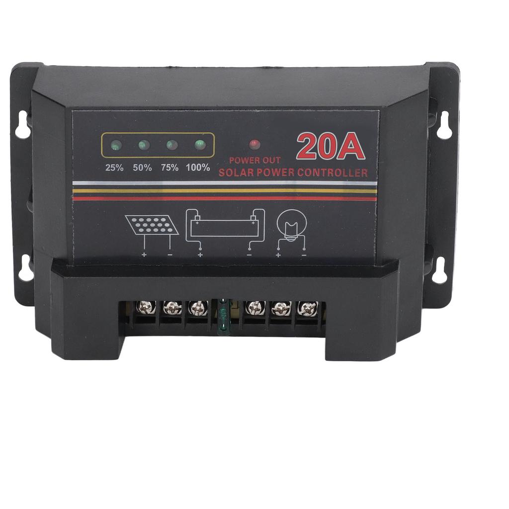 Solar Charge Discharge Controller High Speed CPU Microprocessor Multiple Protections Data Transmission 12V Solar