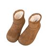 New platform snow boots winter cotton shoes velvet short boots warm non-slip velvet platform bread