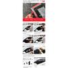 For Mazda 3 Bm Bn 2014-2019 Wind Deflectors Rain Guards Door Visor Vent Shades Ventvisor Window Visor Cars Accessories