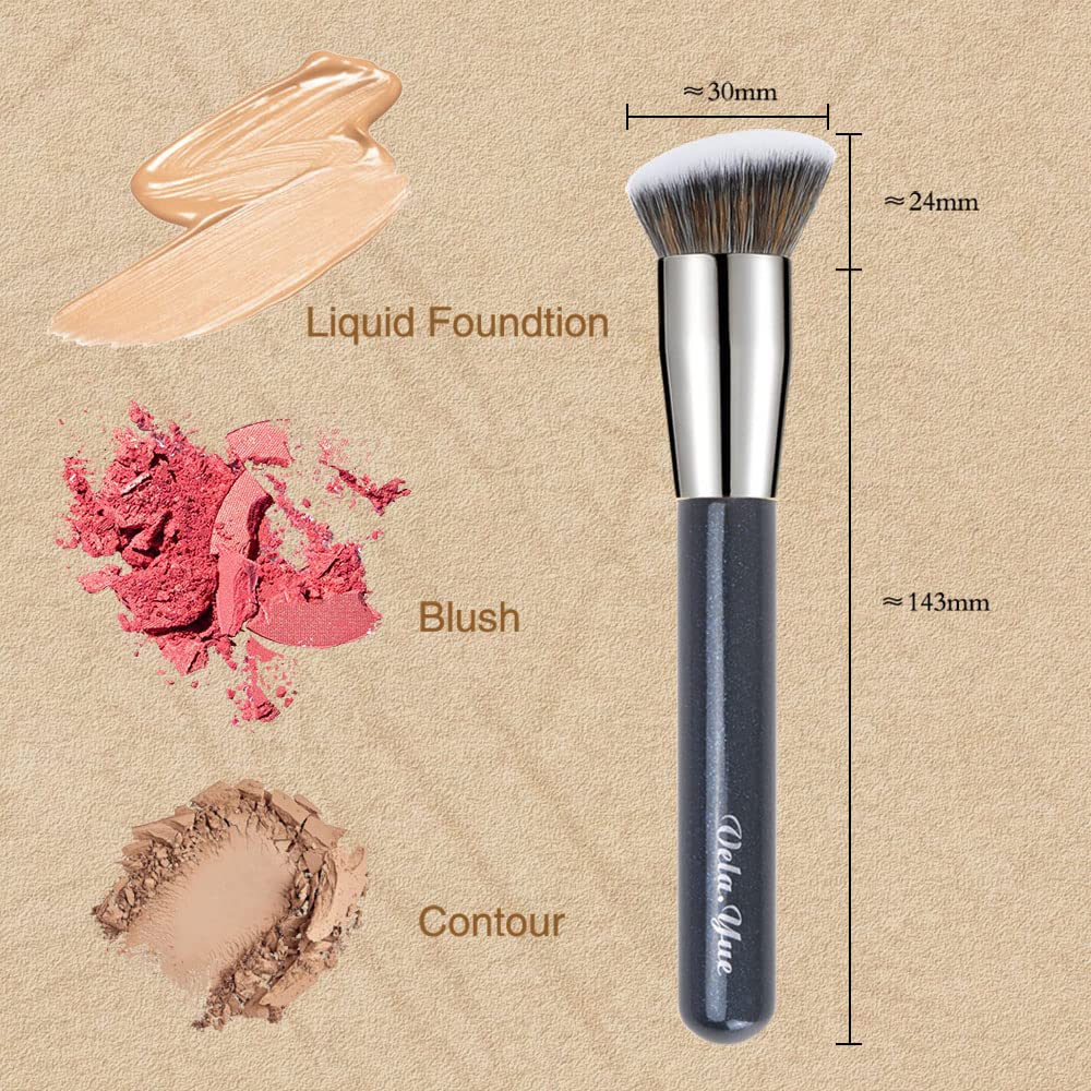 Vela.Yue Face Brush Set of 2 Foundation Brush Concealer Brush Multifunctional Makeup Brush