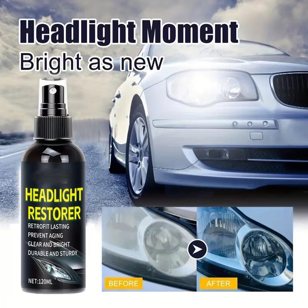 Headlight And Refurbishment Kit; Headlight Kit; Car, Truck, RV Polishing And Cleaning Agent(100ml)