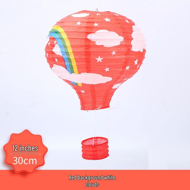 Hot Air Balloon Pendant Paper Lantern for Birthday and Kindergarten Decor