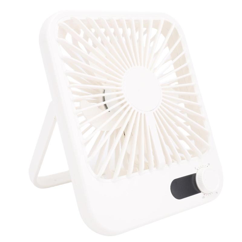 USB Desk Fan Quiet 100 Speeds Rechargeable 1000mAh LED Display Folding Desktop Small Personal Fan For Travel Office Bedroom