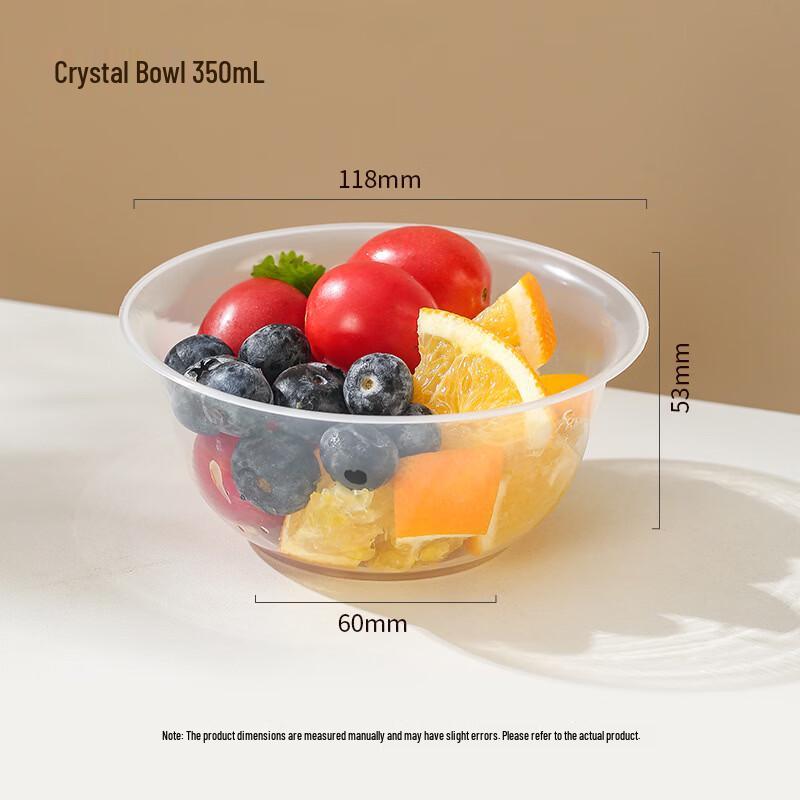 OLOEY Disposable Plastic Bowls