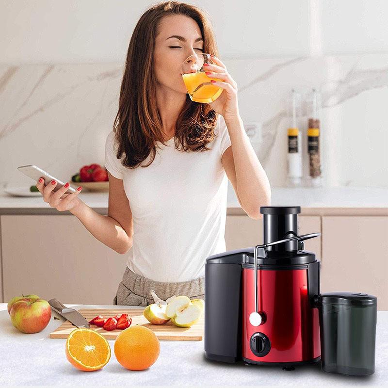 

Commercial Multi-Functional 4-in-1 Juicer & Blender with Large Caliber Stainless Steel Design
