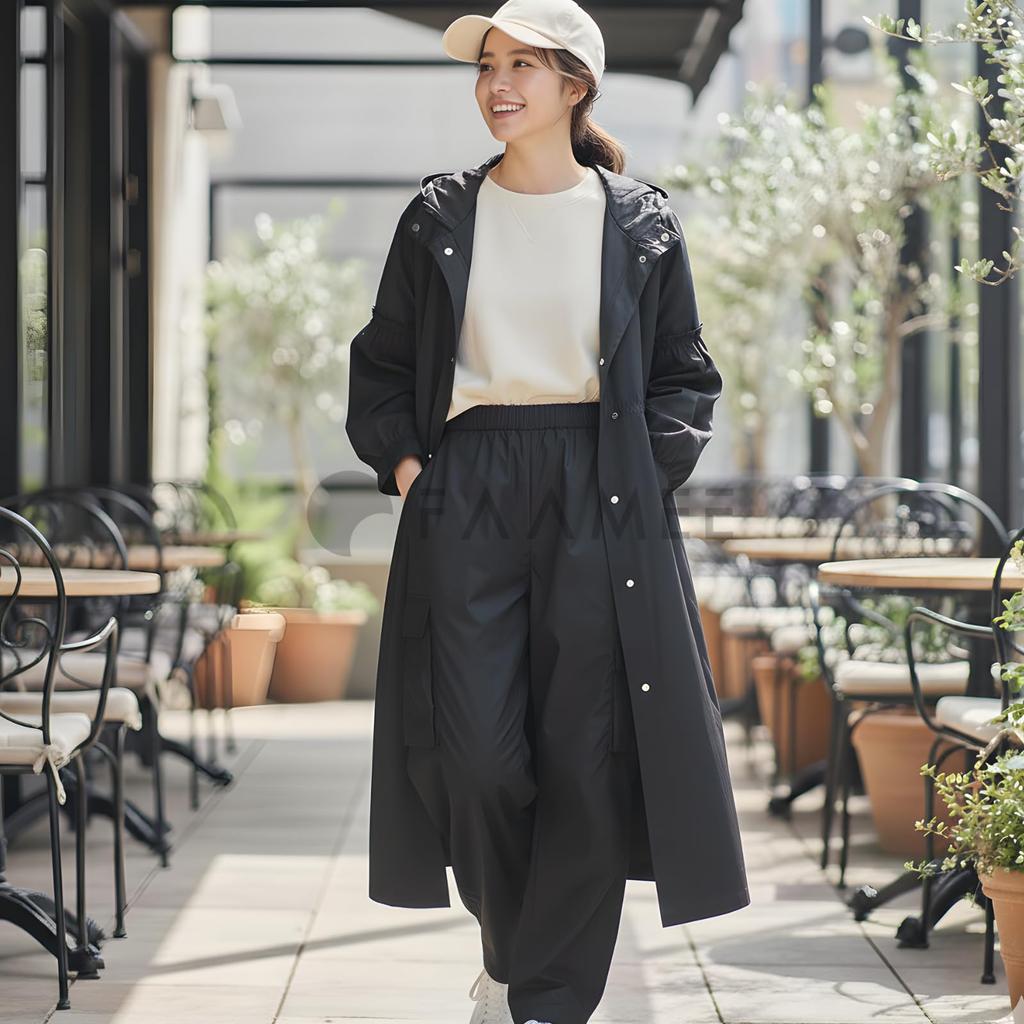 Feimi Mountain Parka Mod Long Hooded Oversized Winter Plus Long Fluffy Solid Street Slimming KH FREE Coat, Knee-Length Jacket, Outerwear, Wear,