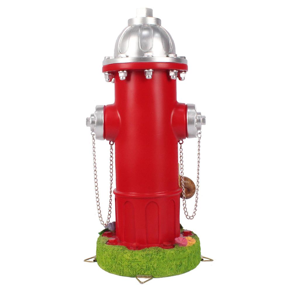 Dog Urinal Fire Hydrant Outdoor Puppy Training Column for Lawn & Garden Realistic Firefighter Gift for Men Novelty Pet Accessory