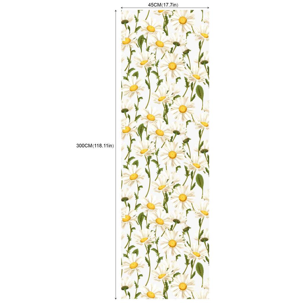 Květinová citronová samolepicí tapeta pro dekoraci ložnice a hotelu RW181-200