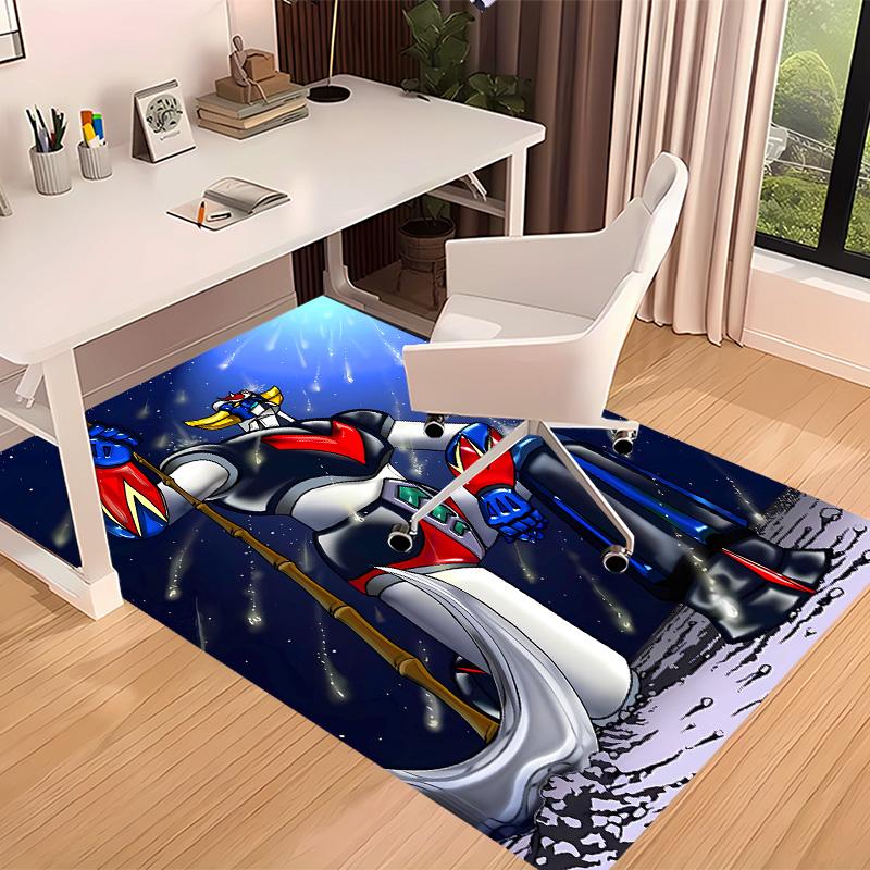 UFO Robo Grendizer Printed Absorbent Washable Carpet, Non-Slip Bathroom Mats, Kitchen Rugs, Yoga Mat,Living Room Entrance, Camping Picnic Rugs