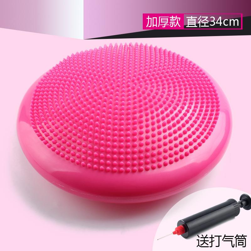 Yoga Balance Mat PVA Material Core Training Foot Stepping Air Cushion Semi-circular Balance Ball Thickened Exercise Equipment
