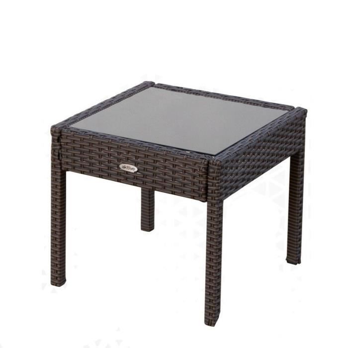 Ensemble Table Et Chaises - Aktive - 2 Fauteuils - Métal Et Plastique - Coussins Inclus - Extérieur