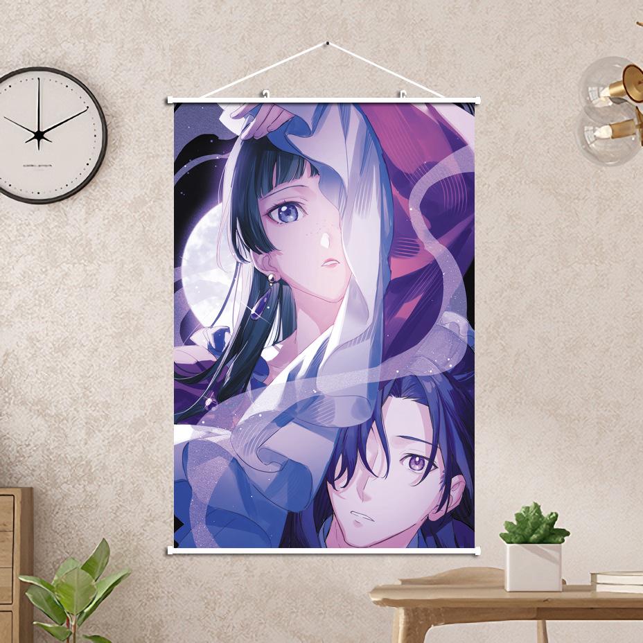 Anime Dívka lékárníka Závěsný svitek Dekorativní malba 60x90cm