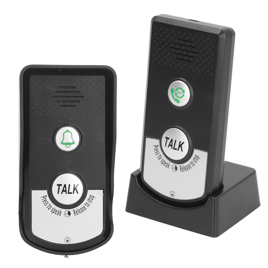 Wireless Intercom Door Bell IP54 Waterproof Electronic Bell for Home Classroom 3 Gears Sound Adjustment