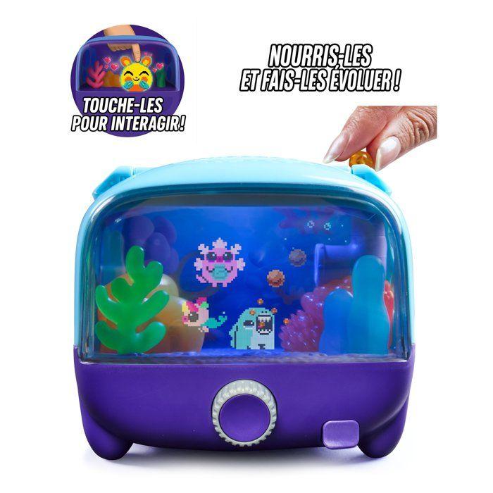 Bitzee Aquarium - SPINMASTER - Interaktives Aquarium 30 Fische zum Sammeln - Ab 5 Jahren