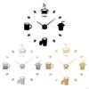 47 Inch DIY Wall Clock Sticker Acrylic Modern Decorative Round Large Dining Room
